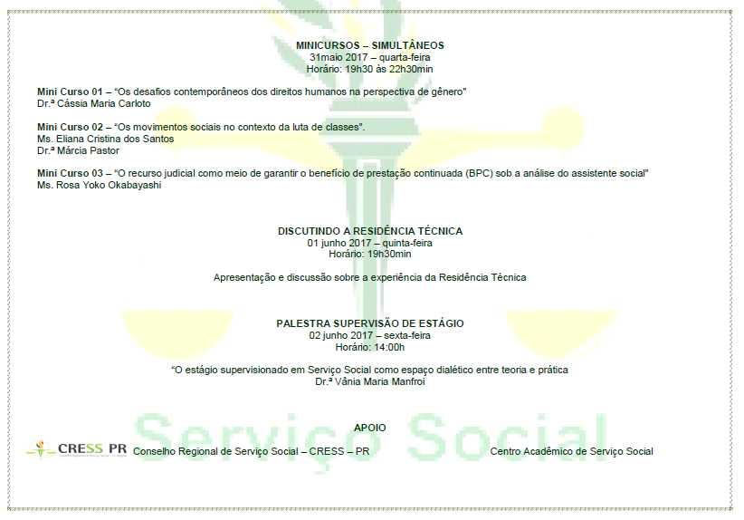 X Seminário de Serviço Social p. 2