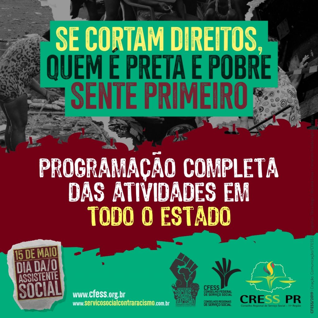 Ações CFESS-CRESS pelo Brasil – Serviço Social Contra o Racismo