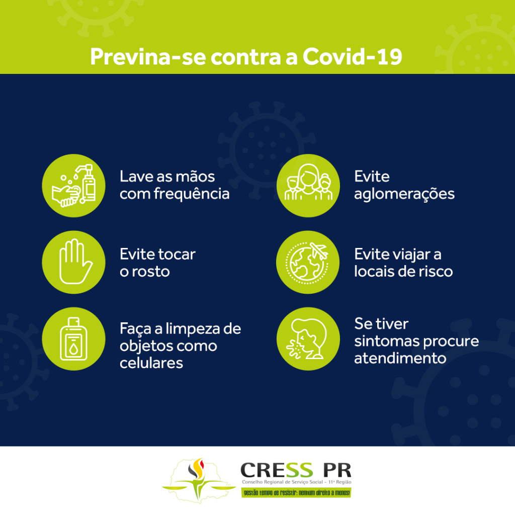 CRESS-PR mantém atendimento remoto devido à pandemia de Covid-19 - CRESS-PR