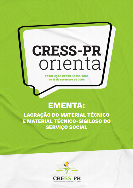 Arquivos Cress Orienta - CRESS-PR