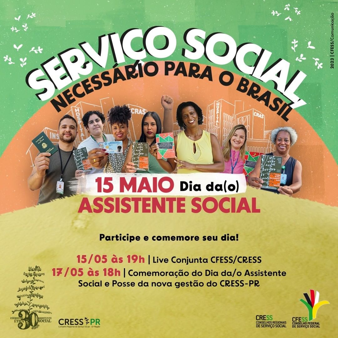 Comemorações do Dia do/a Assistente Social serão online – CRESS-SE